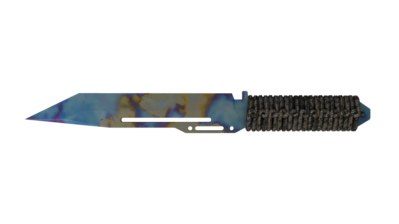 Paracord Knife | Case Hardened seed #523, back