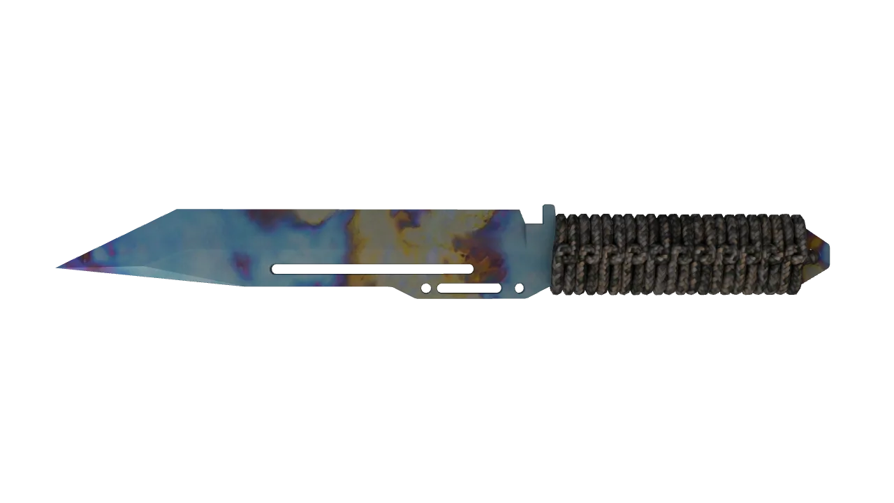Paracord Knife | Case Hardened seed #525, back