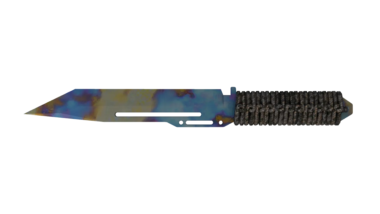 Paracord Knife | Case Hardened seed #528, back