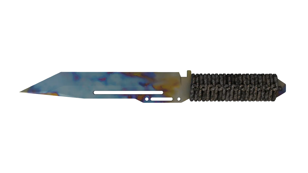 Paracord Knife | Case Hardened seed #529, back