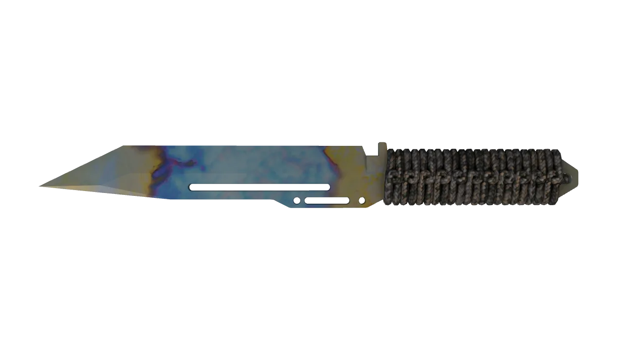 Paracord Knife | Case Hardened seed #533, back