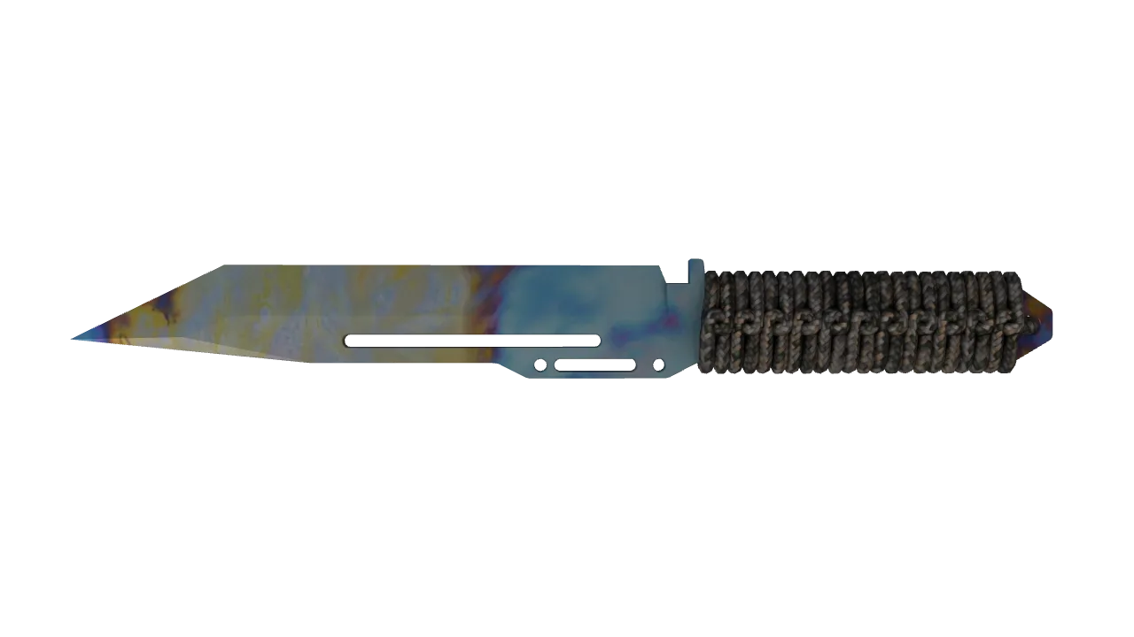 Paracord Knife | Case Hardened seed #546, back