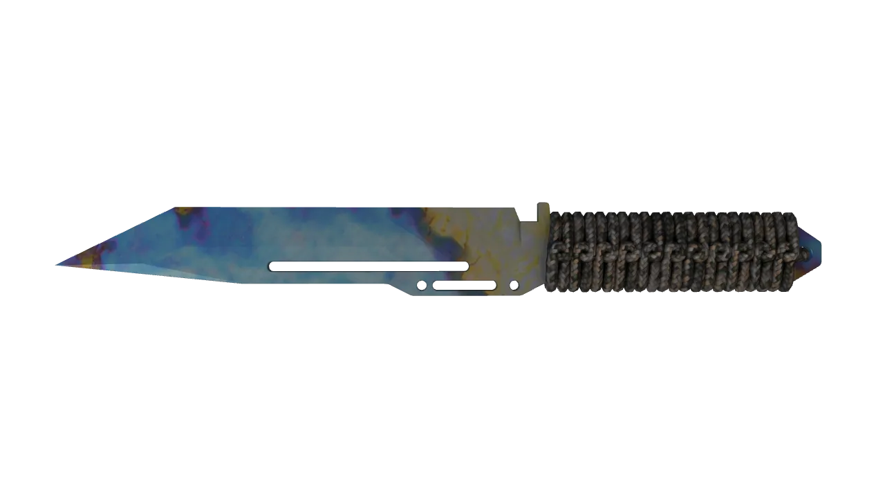 Paracord Knife | Case Hardened seed #55, back