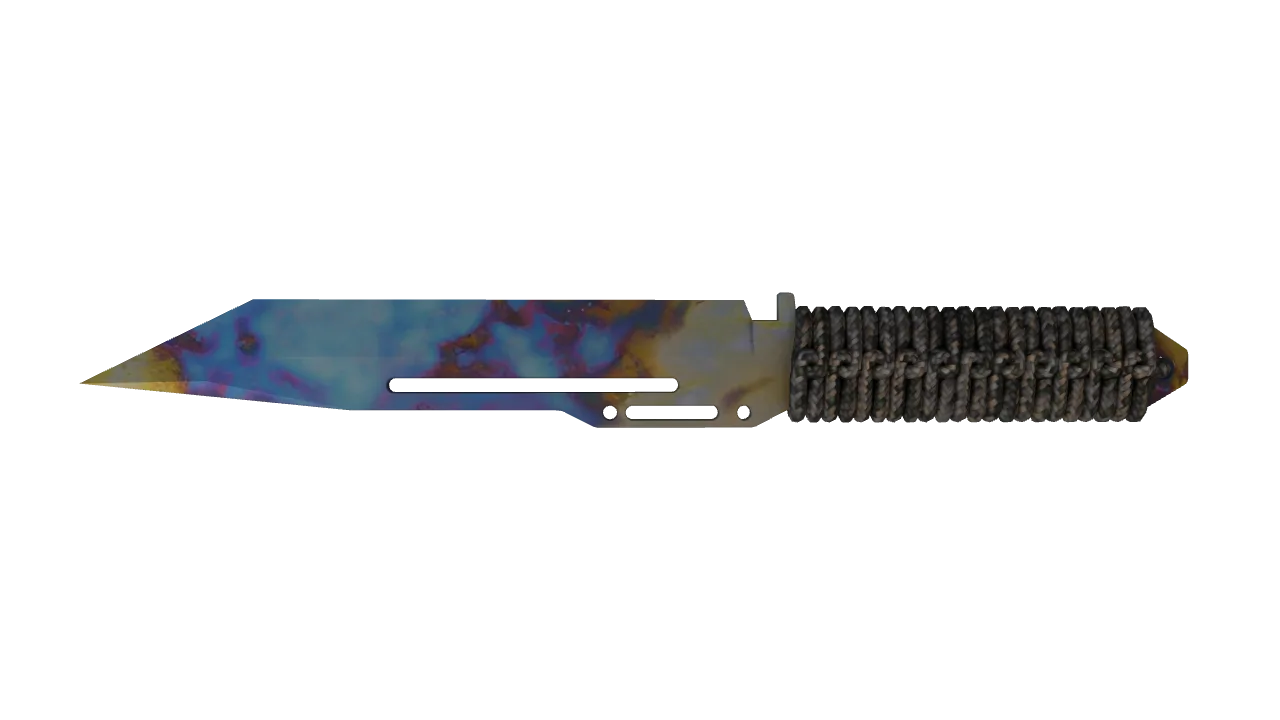 Paracord Knife | Case Hardened seed #551, back