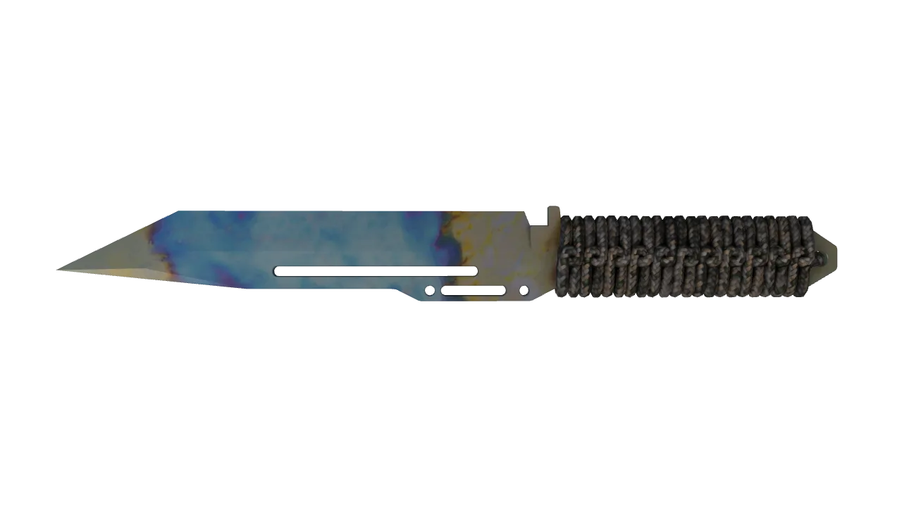 Paracord Knife | Case Hardened seed #556, back