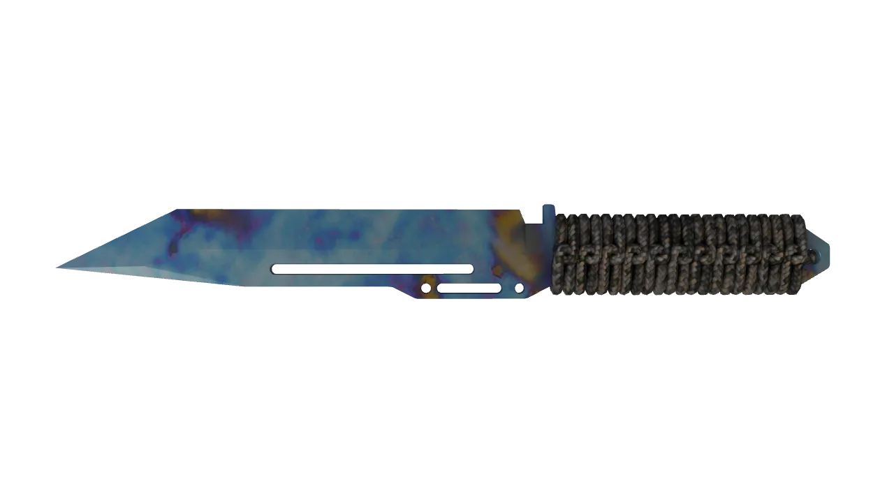 Paracord Knife | Case Hardened seed #577, back