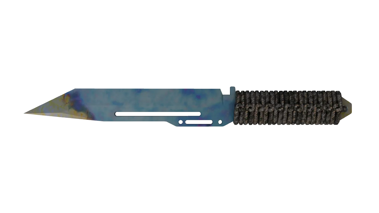 Paracord Knife | Case Hardened seed #58, back