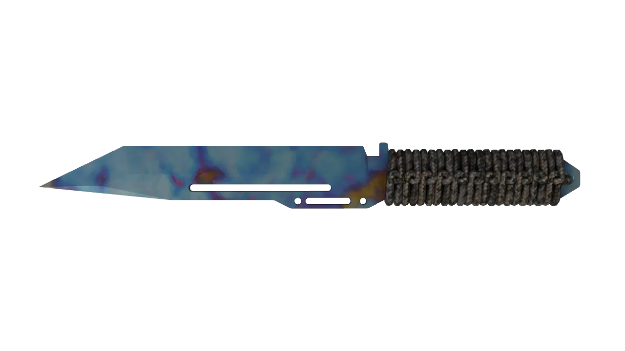 Paracord Knife | Case Hardened seed #585, back