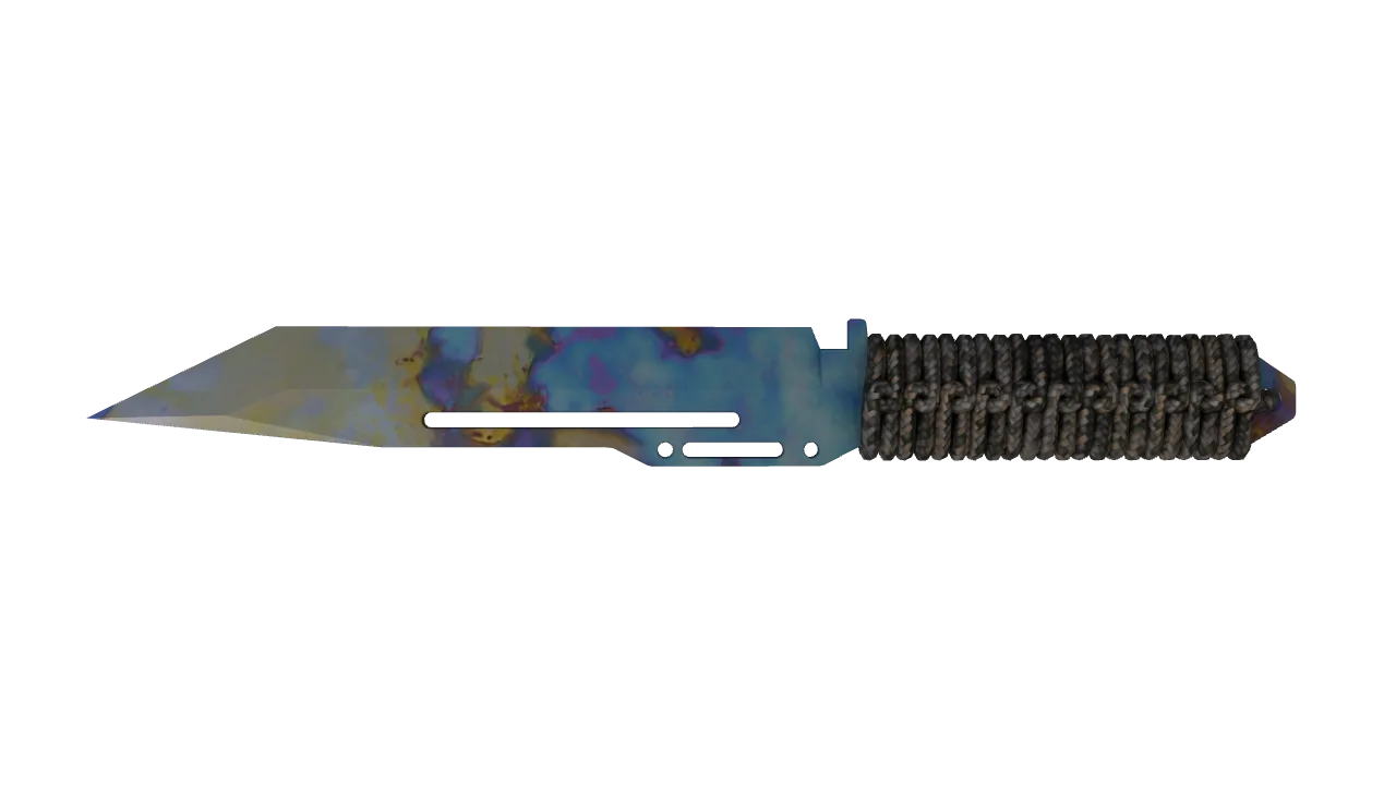 Paracord Knife | Case Hardened seed #59, back
