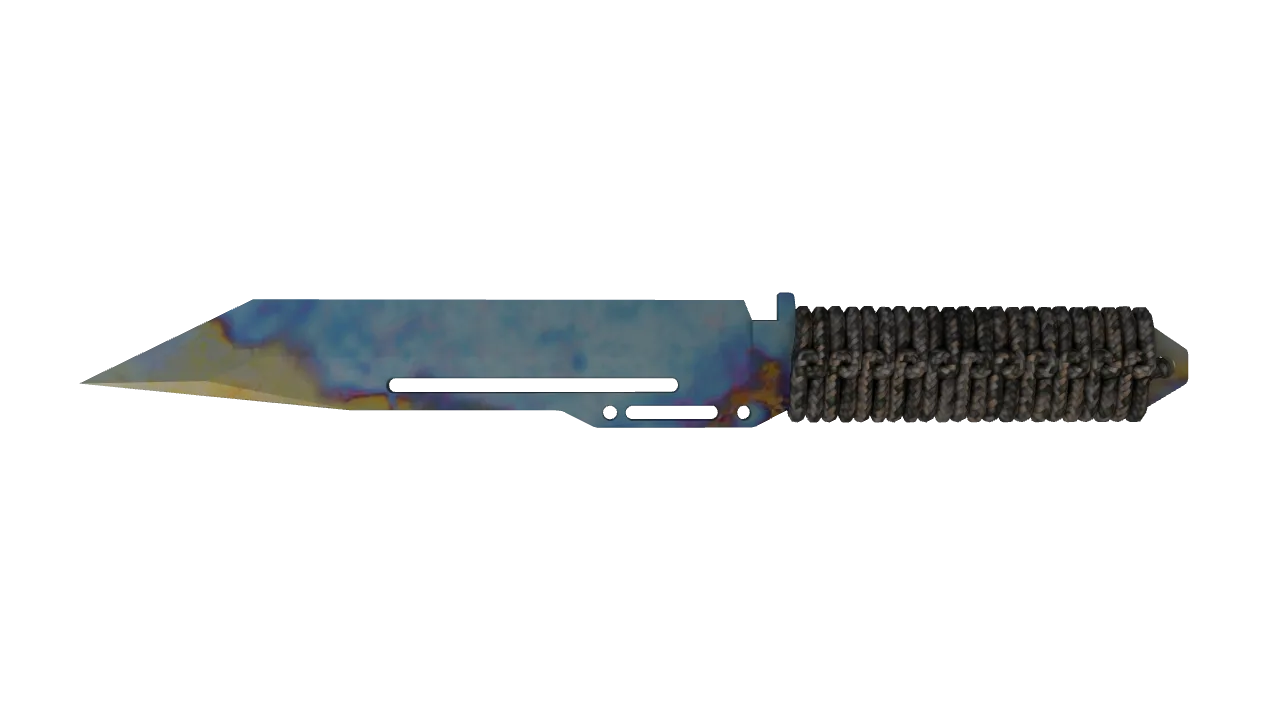 Paracord Knife | Case Hardened seed #601, back