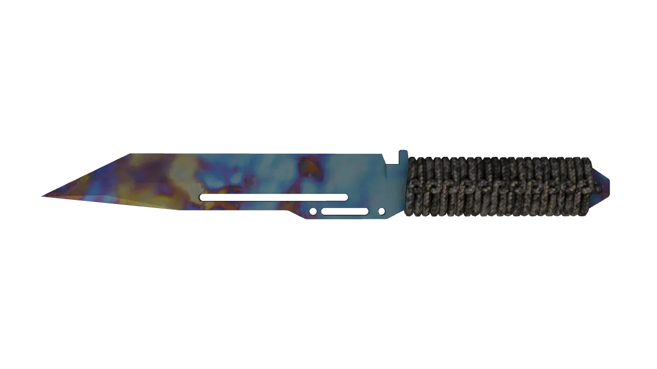 Paracord Knife | Case Hardened seed #613, back