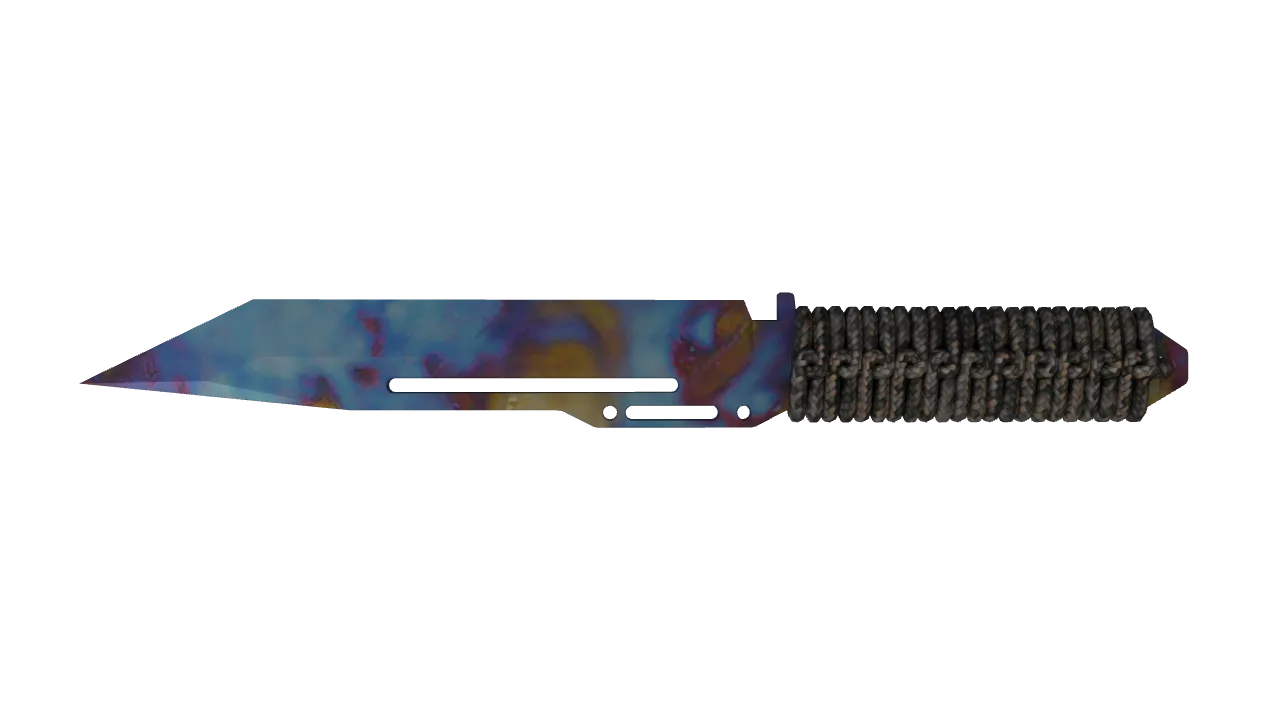 Paracord Knife | Case Hardened seed #619, back