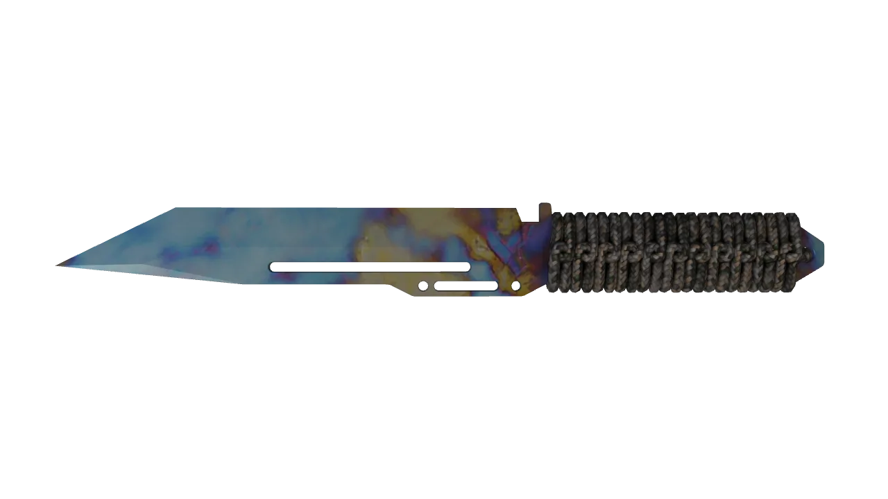 Paracord Knife | Case Hardened seed #632, back