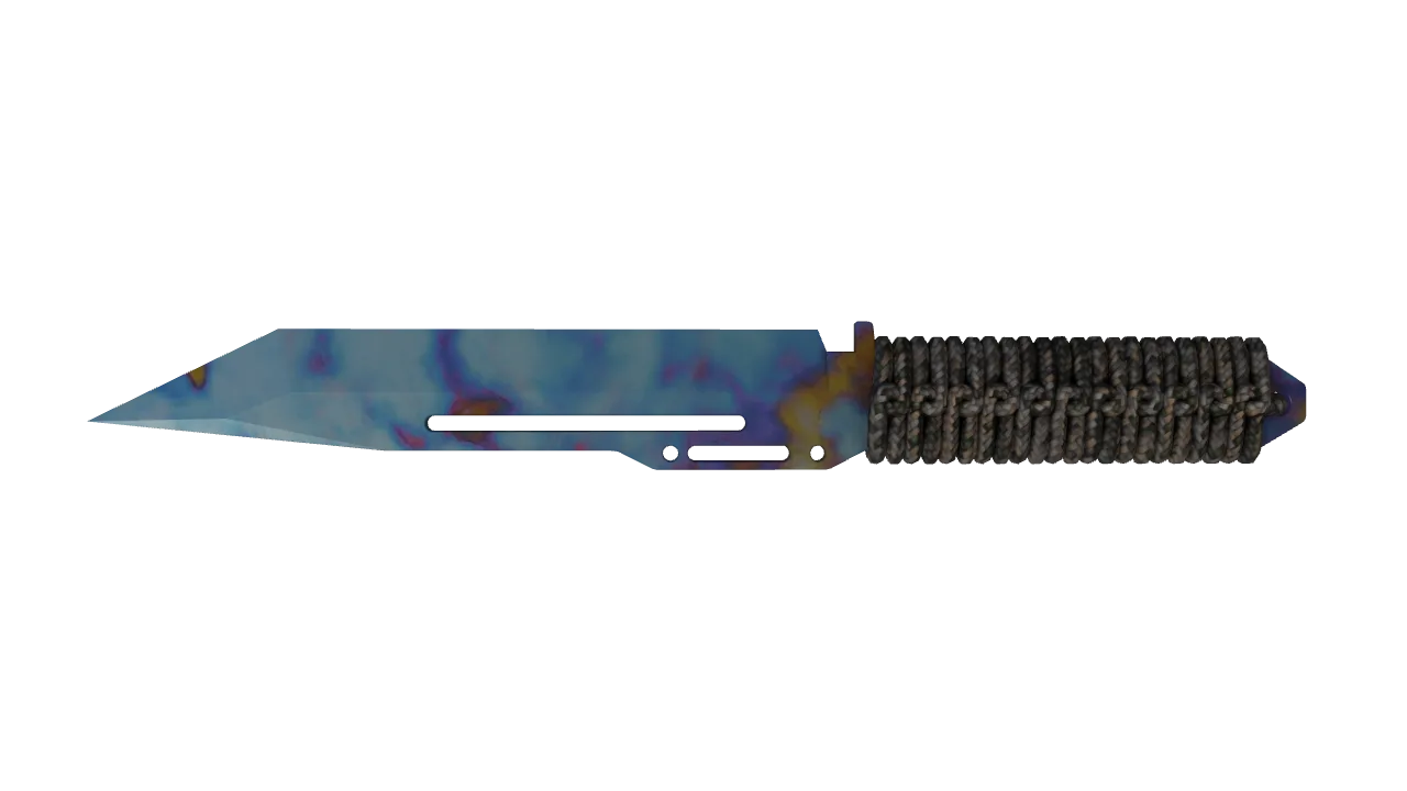 Paracord Knife | Case Hardened seed #634, back