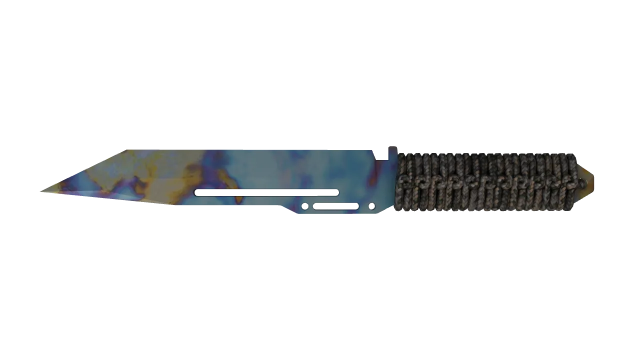 Paracord Knife | Case Hardened seed #669, back