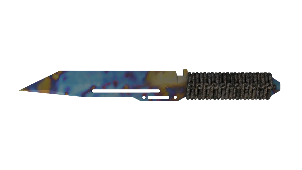 Paracord Knife | Case Hardened seed #680, back