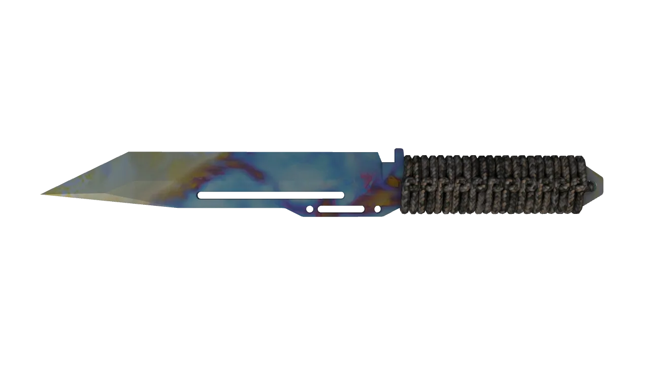 Paracord Knife | Case Hardened seed #693, back