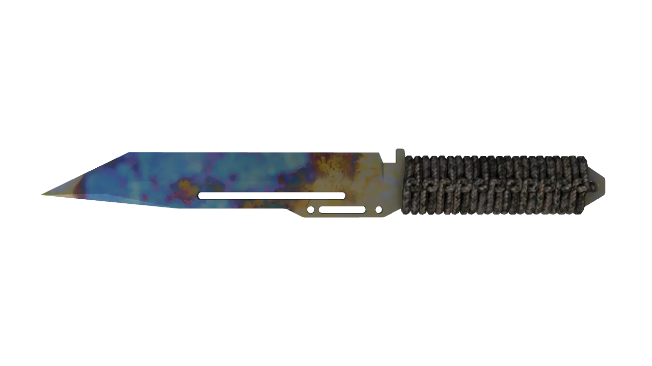 Paracord Knife | Case Hardened seed #719, back