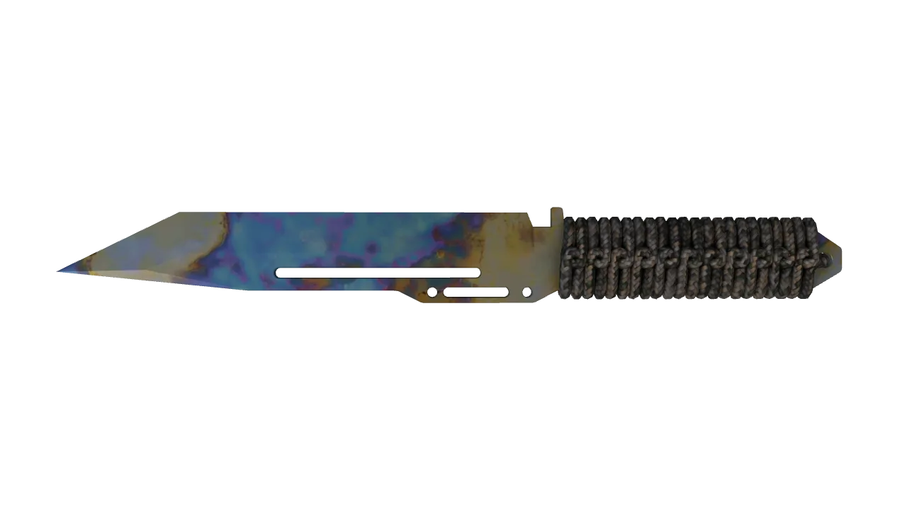 Paracord Knife | Case Hardened seed #740, back