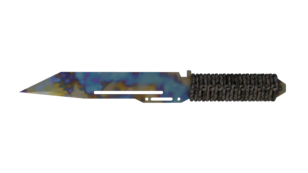 Paracord Knife | Case Hardened seed #794, back