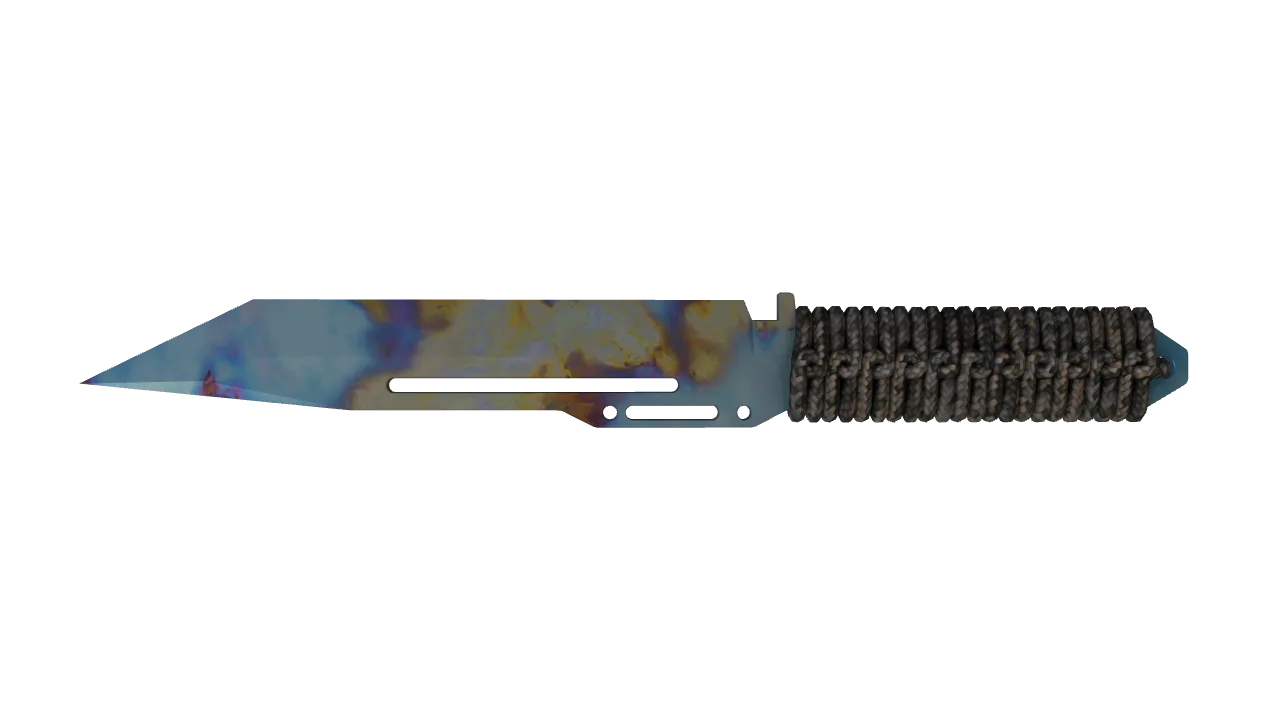 Paracord Knife | Case Hardened seed #807, back