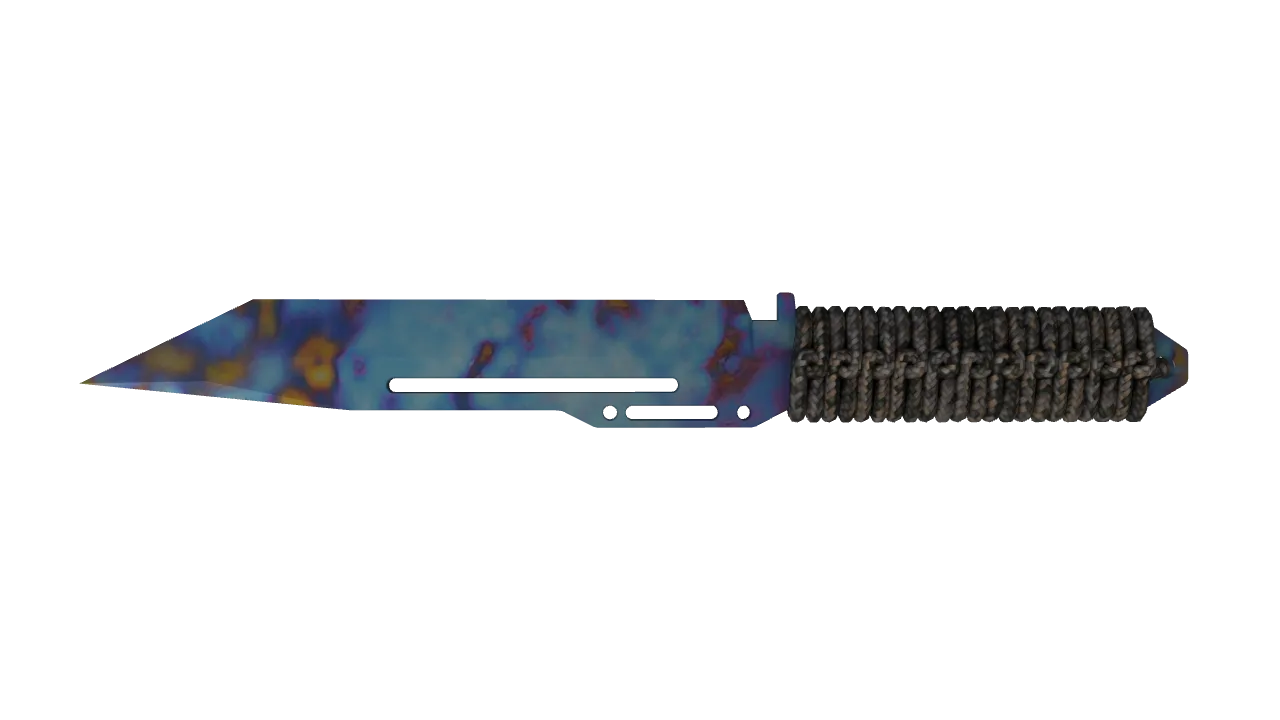 Paracord Knife | Case Hardened seed #812, back