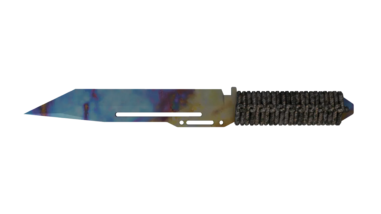 Paracord Knife | Case Hardened seed #818, back