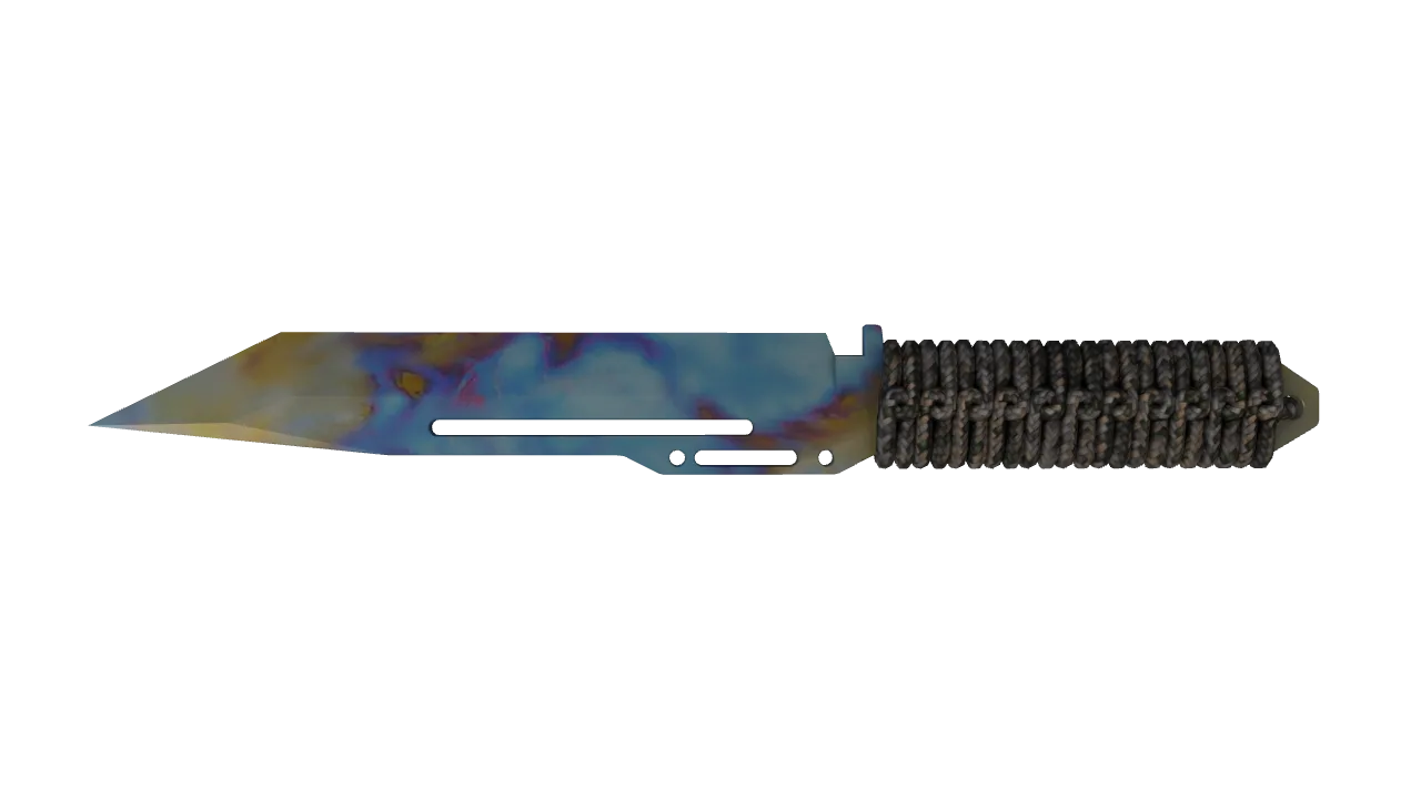Paracord Knife | Case Hardened seed #821, back