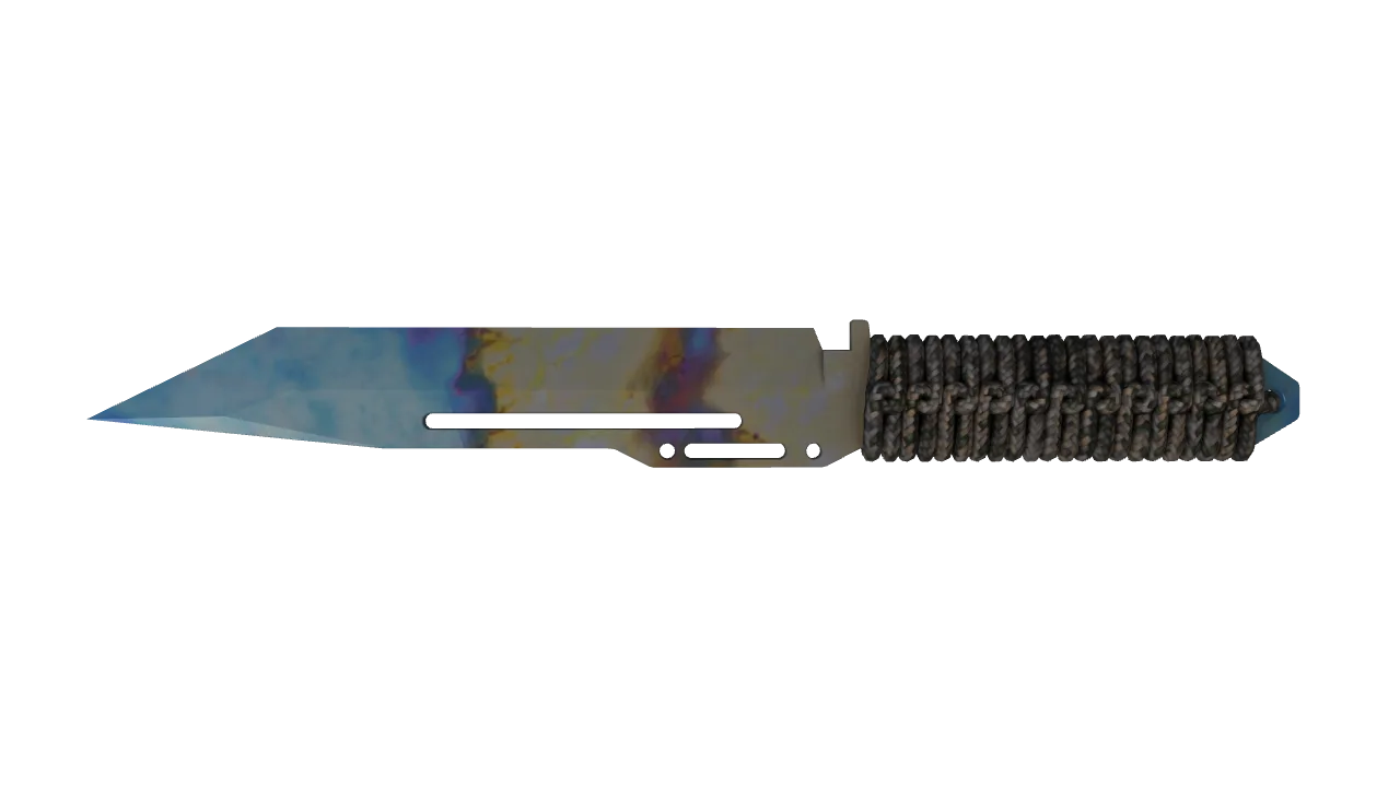 Paracord Knife | Case Hardened seed #828, back