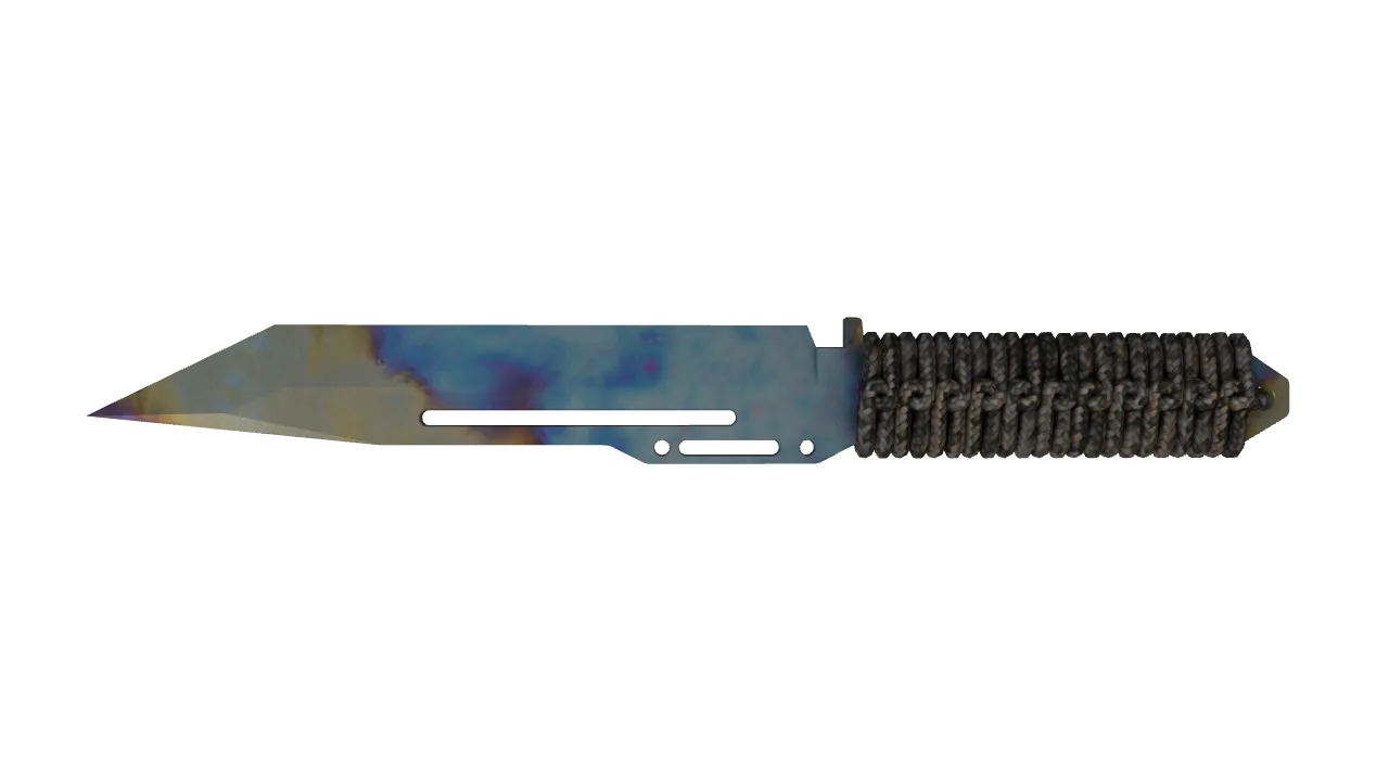 Paracord Knife | Case Hardened seed #837, back