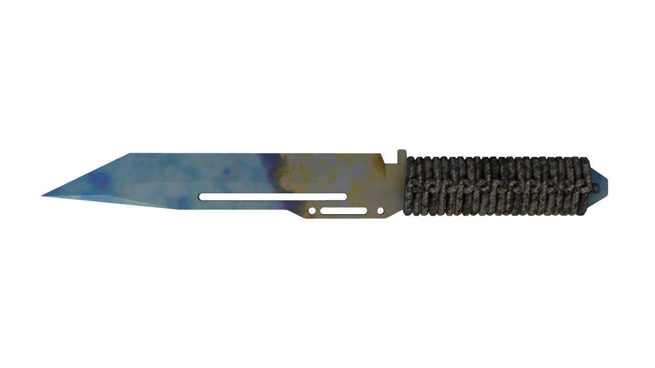Paracord Knife | Case Hardened seed #850, back