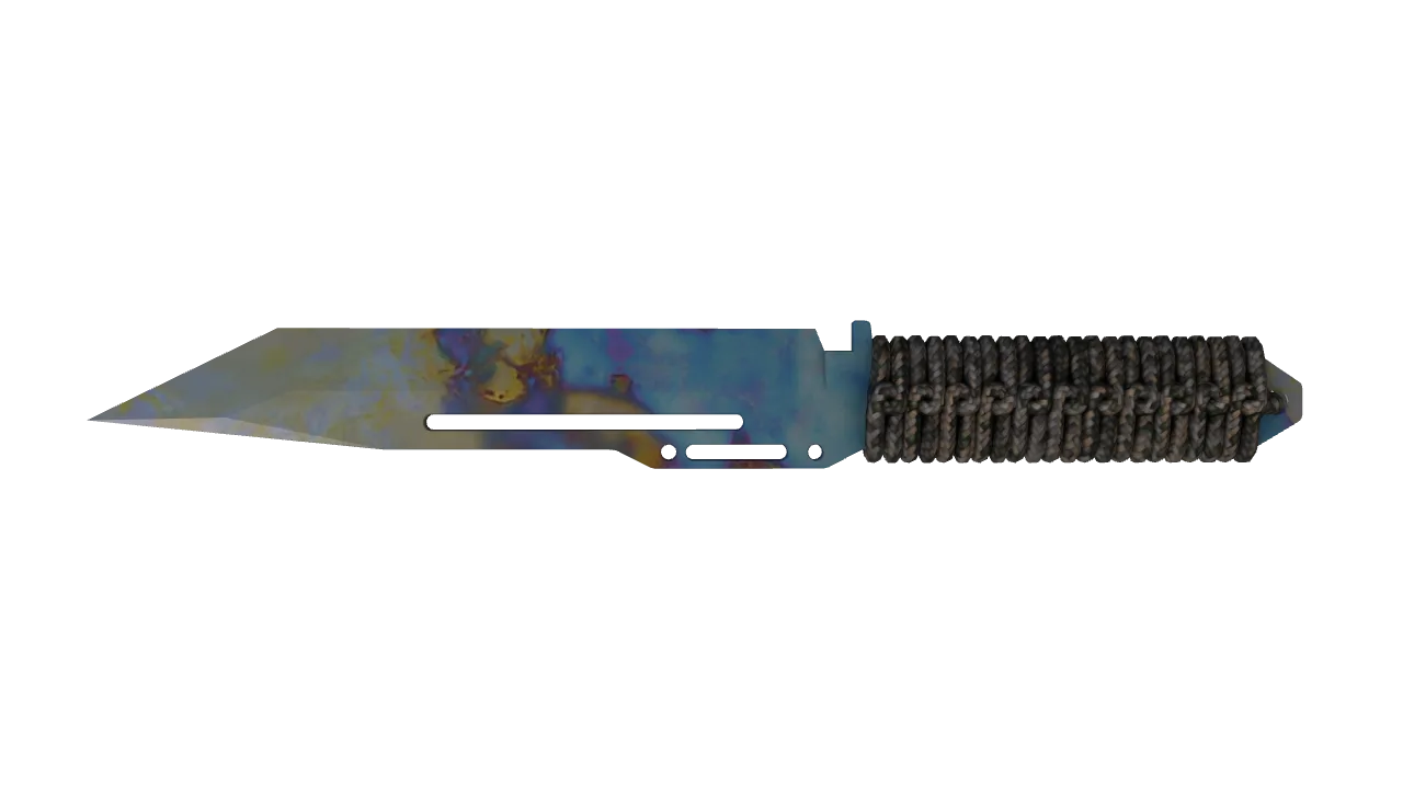 Paracord Knife | Case Hardened seed #859, back