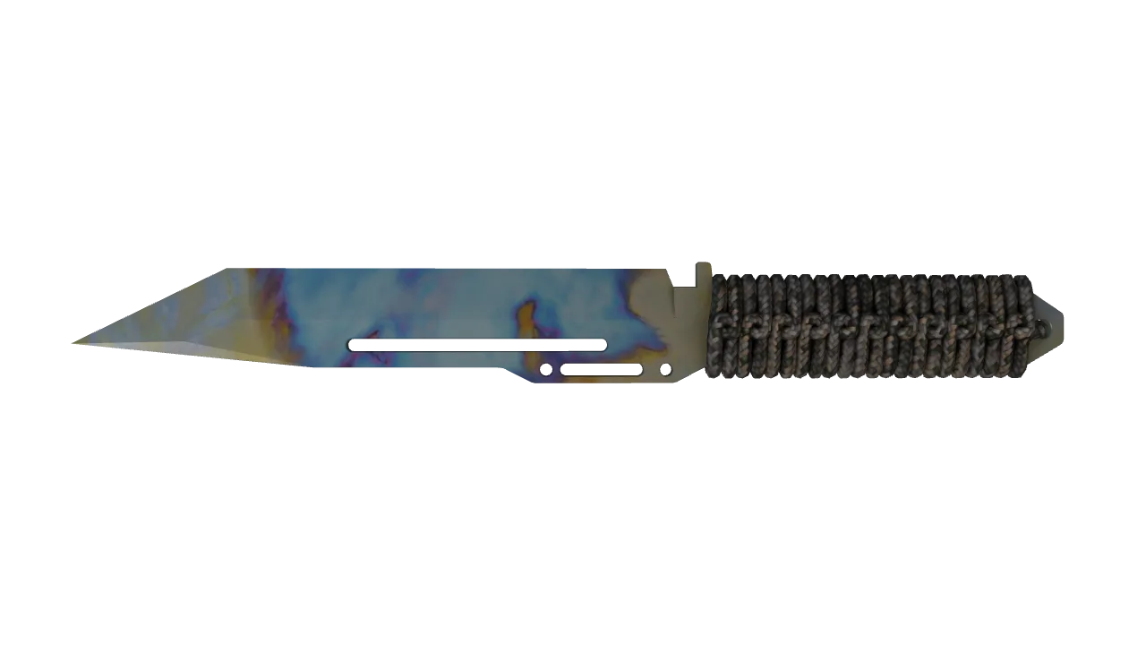 Paracord Knife | Case Hardened seed #867, back