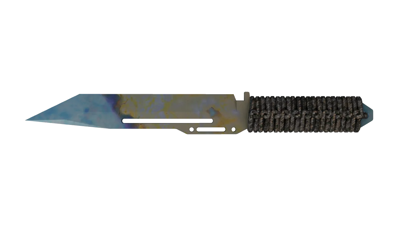 Paracord Knife | Case Hardened seed #879, back