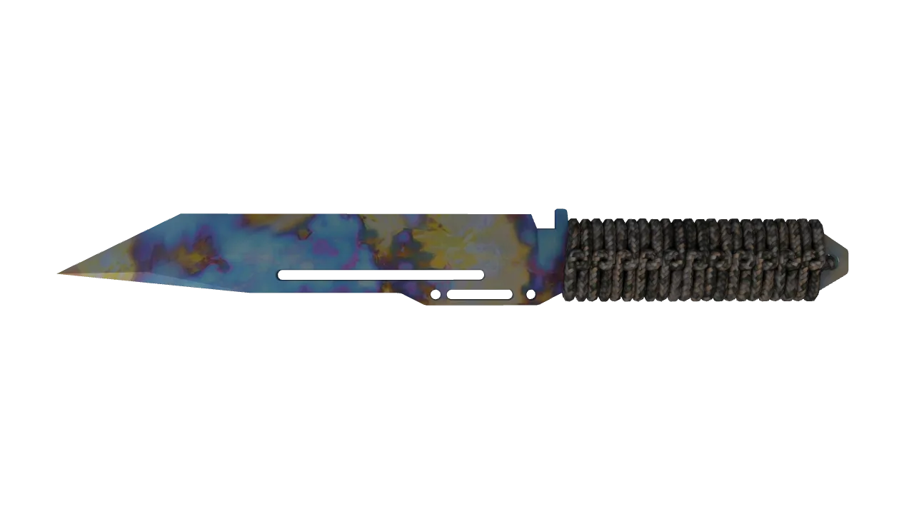 Paracord Knife | Case Hardened seed #902, back