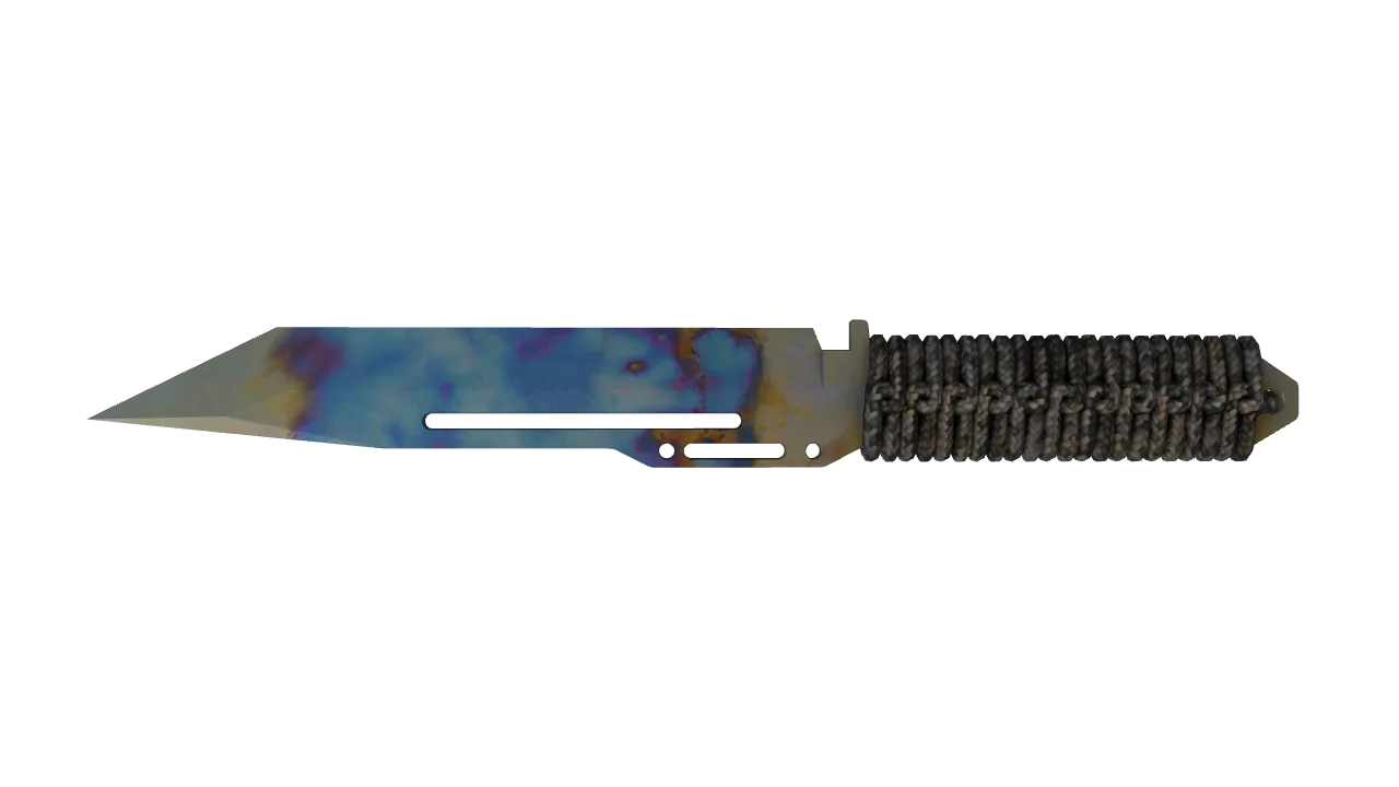 Paracord Knife | Case Hardened seed #916, back