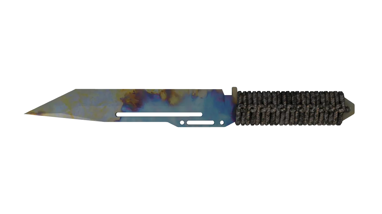 Paracord Knife | Case Hardened seed #923, back