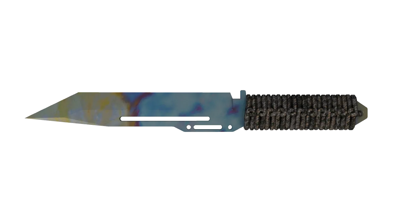 Paracord Knife | Case Hardened seed #959, back