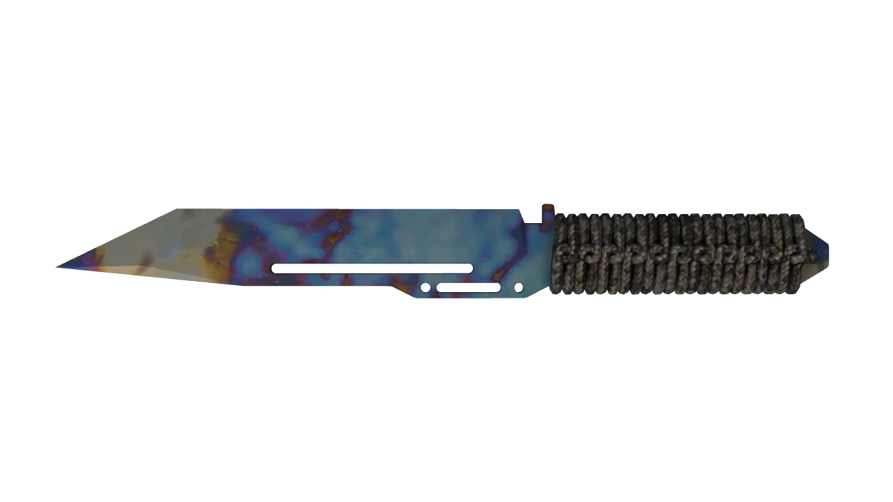 Paracord Knife | Case Hardened seed #995, back