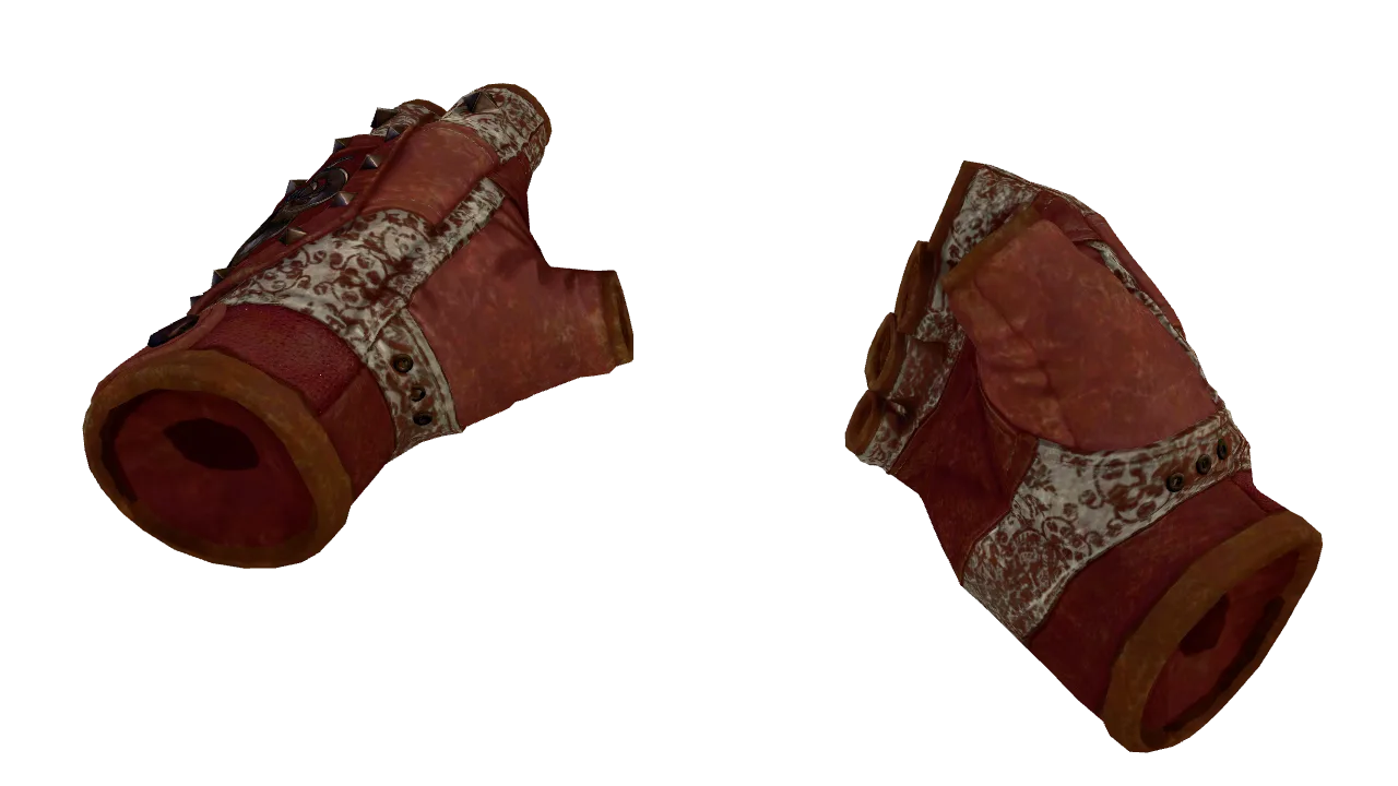 ★ Broken Fang Gloves | Needle Point (Battle-Scarred) — Dust II light, front