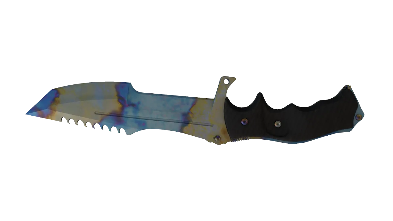 Huntsman Knife | Case Hardened seed #10, back