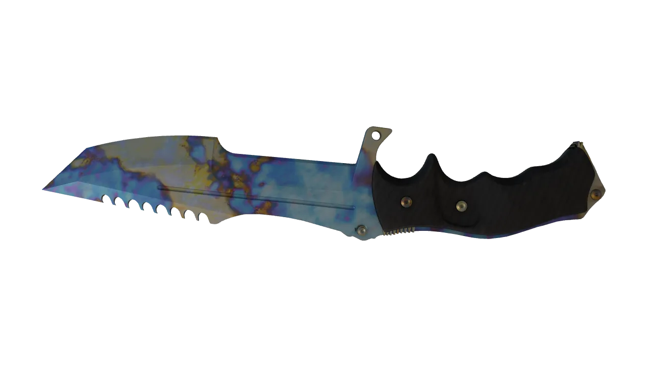 Huntsman Knife | Case Hardened seed #153, back