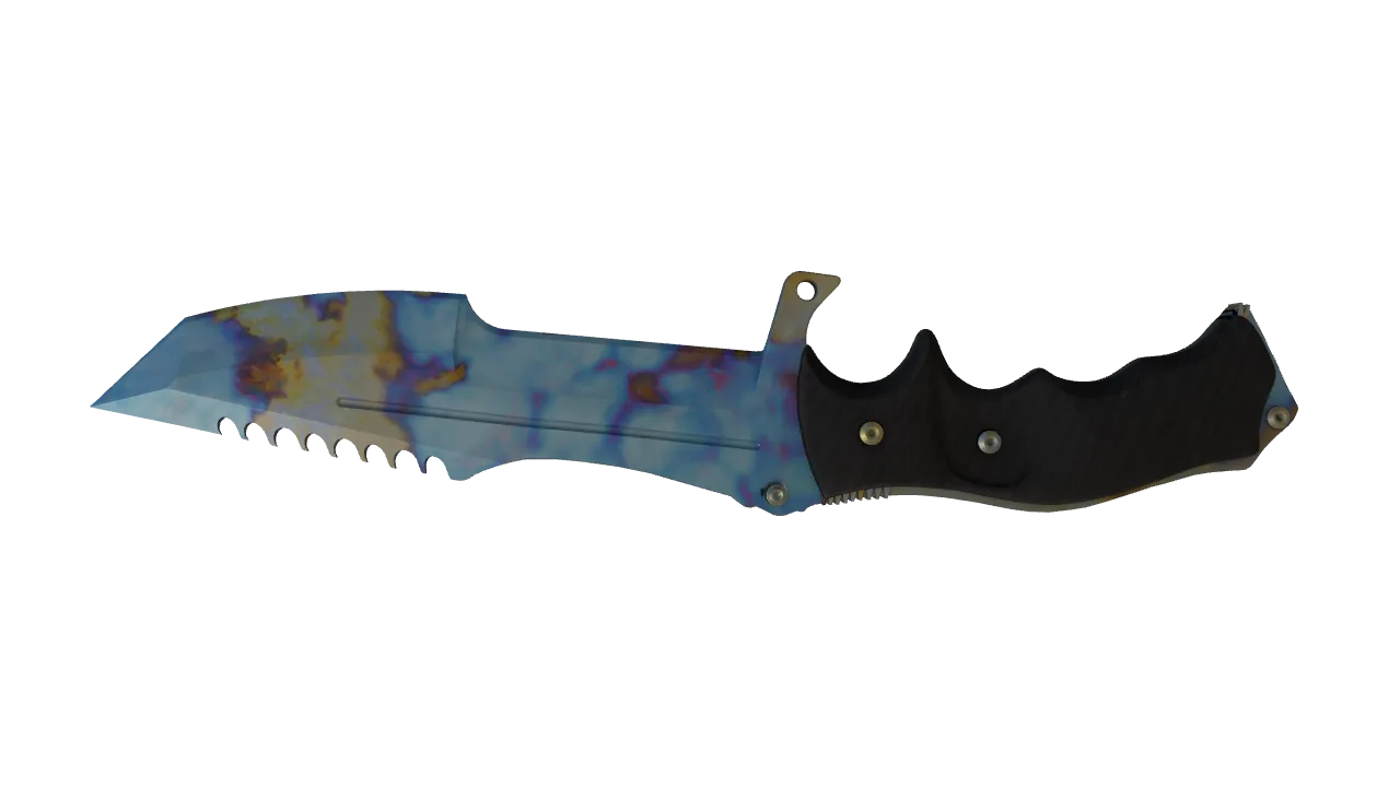 Huntsman Knife | Case Hardened seed #248, back