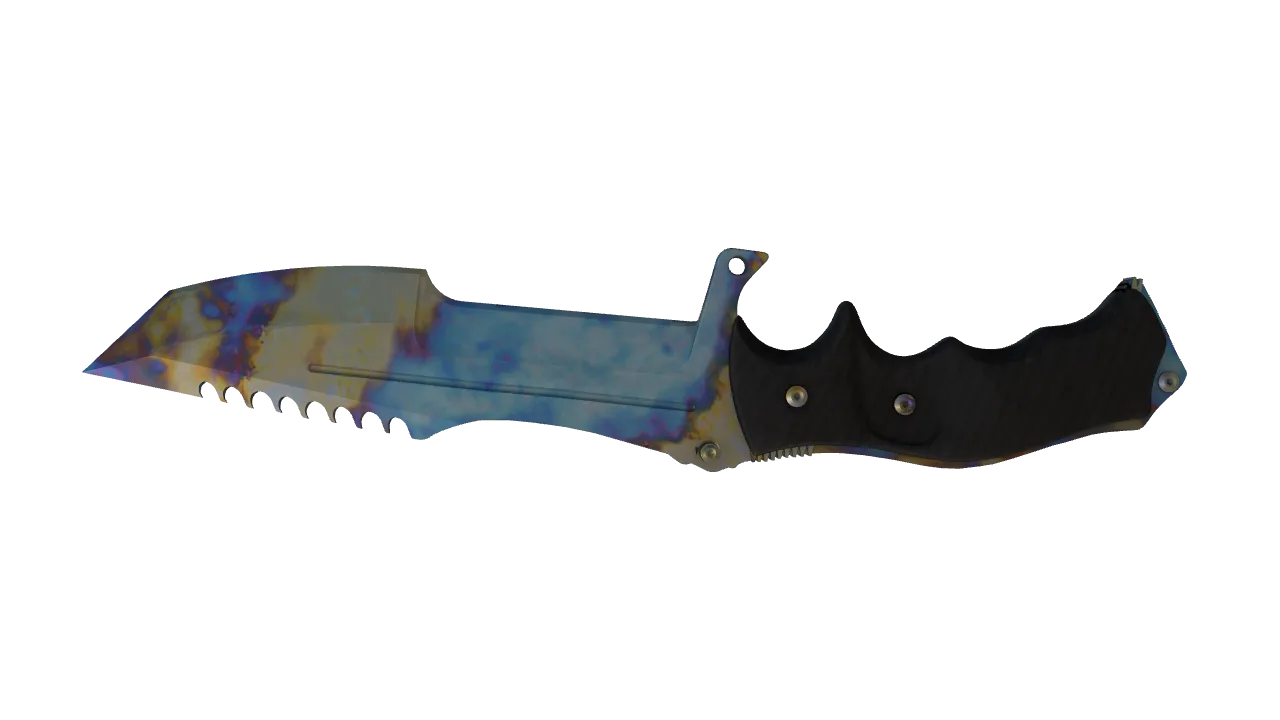 Huntsman Knife | Case Hardened seed #255, back
