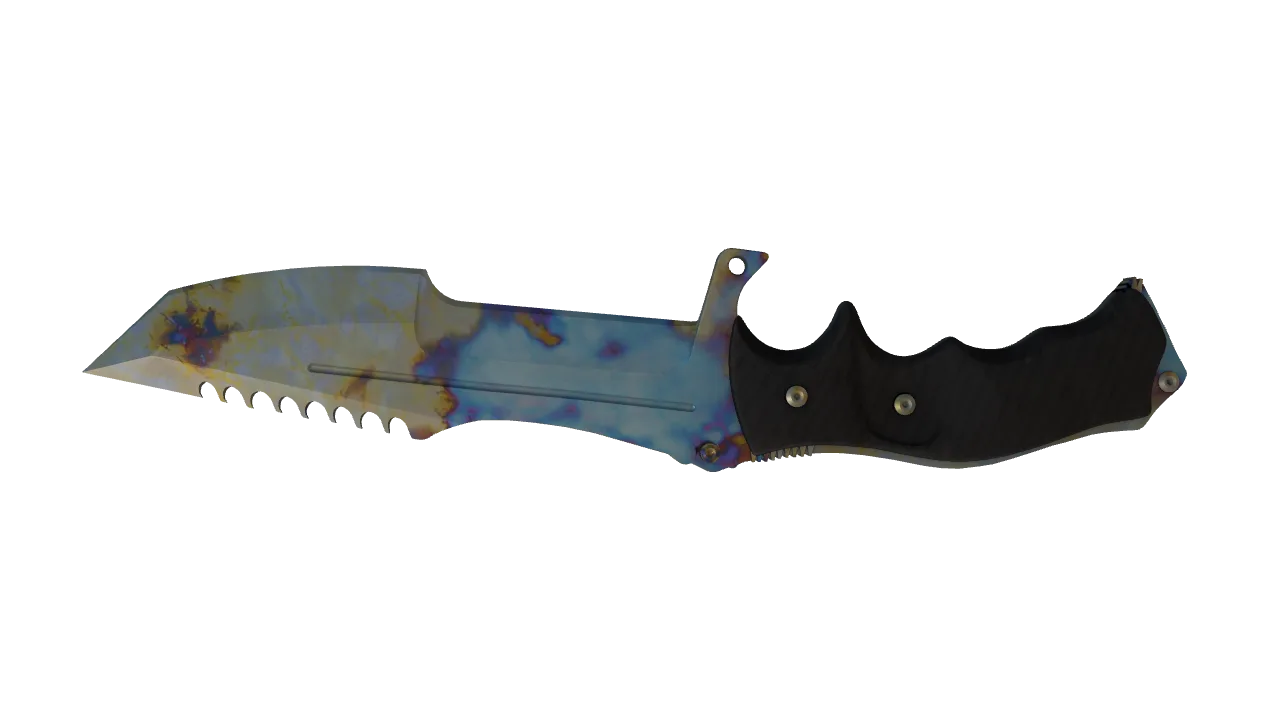 Huntsman Knife | Case Hardened seed #280, back