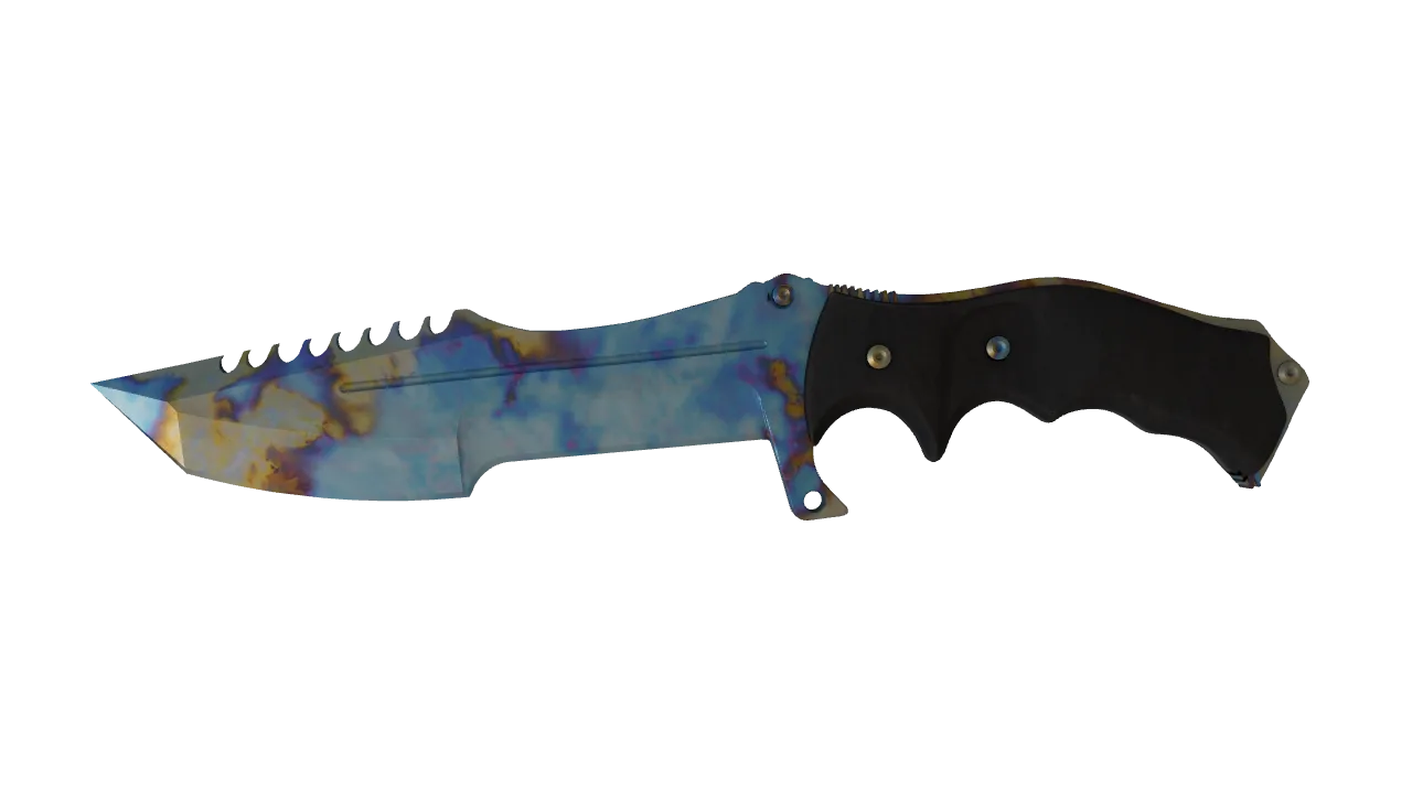 Huntsman Knife | Case Hardened seed #29, front