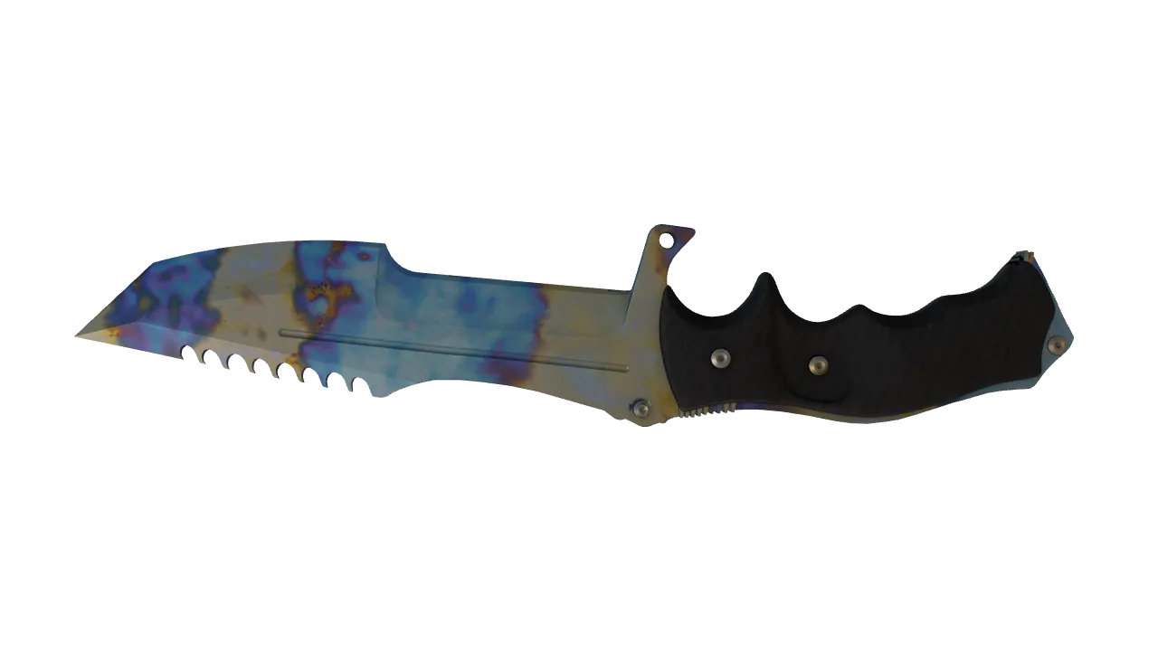 Huntsman Knife | Case Hardened seed #311, back