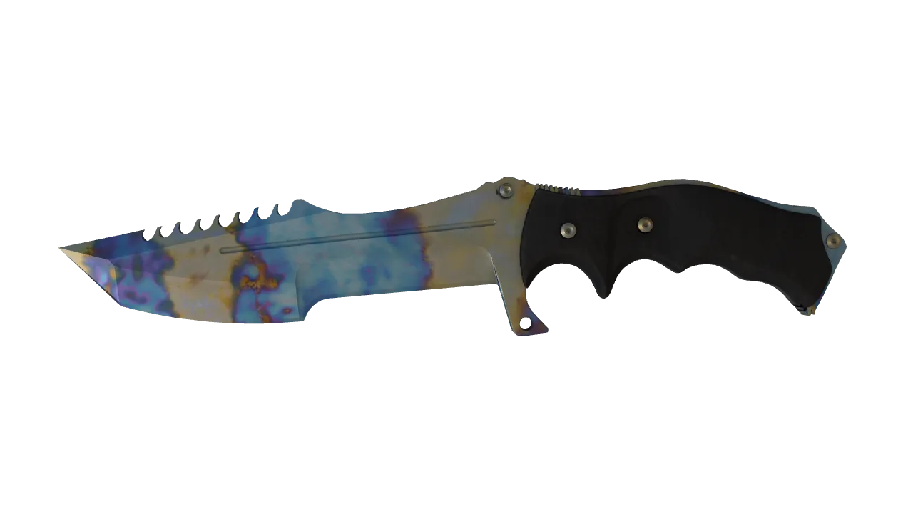 Huntsman Knife | Case Hardened seed #311, front