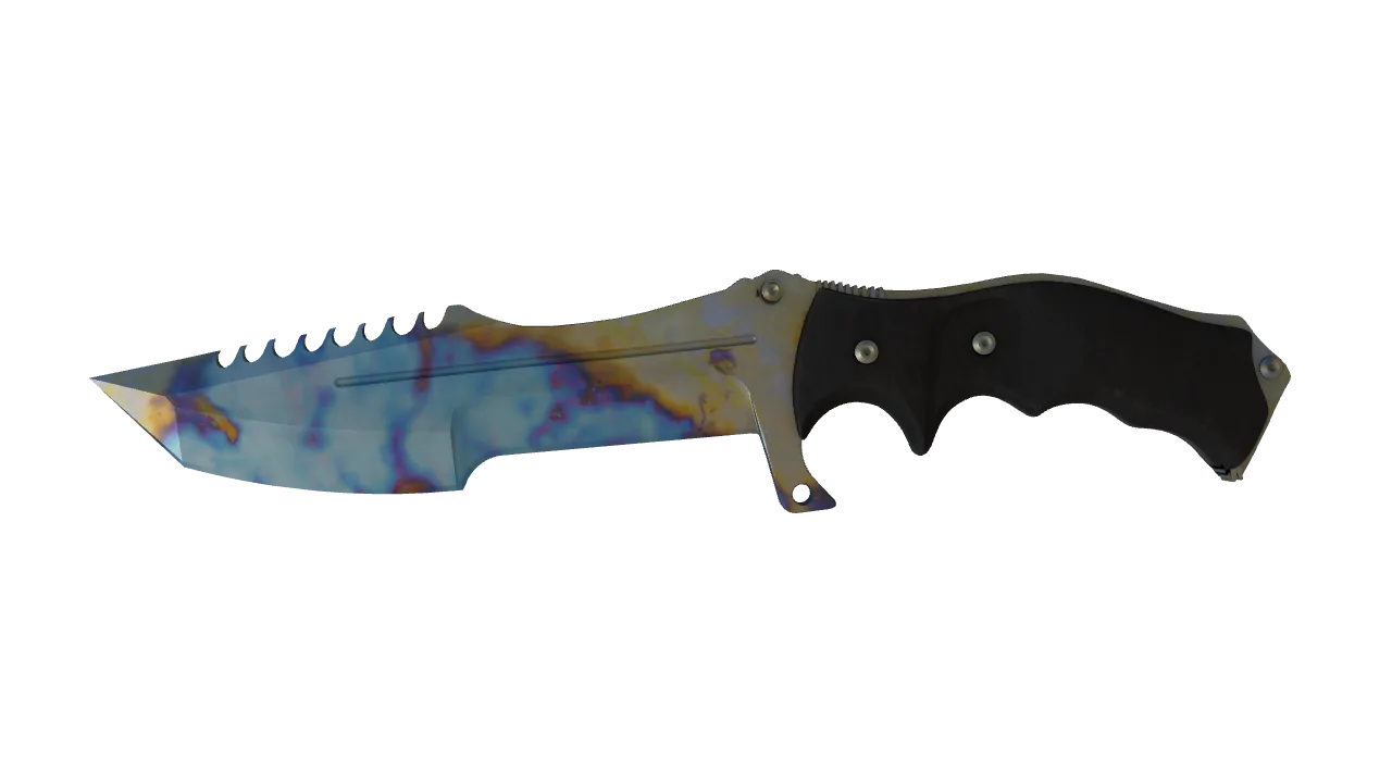 Huntsman Knife | Case Hardened seed #330, front