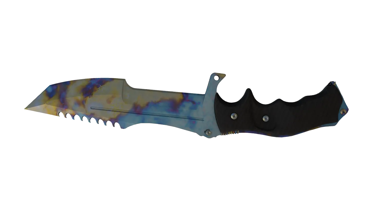 Huntsman Knife | Case Hardened seed #367, back